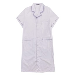 製造新款設計男裝短袖醫生袍  個人設計灰色邊左前胸袋口  醫生袍供應商  SKU041 製造新款設計男裝短袖醫生袍  個人設計灰色邊左前胸袋口  醫生袍供應商  SKU041